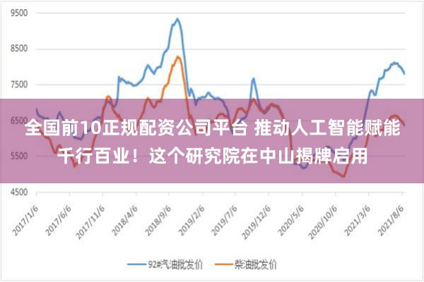 全国前10正规配资公司平台 推动人工智能赋能千行百业！这个研究院在中山揭牌启用