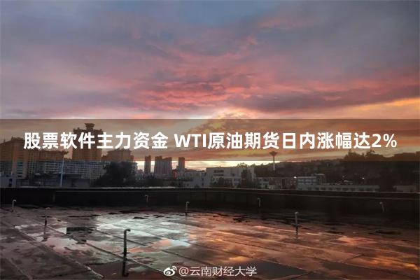 股票软件主力资金 WTI原油期货日内涨幅达2%