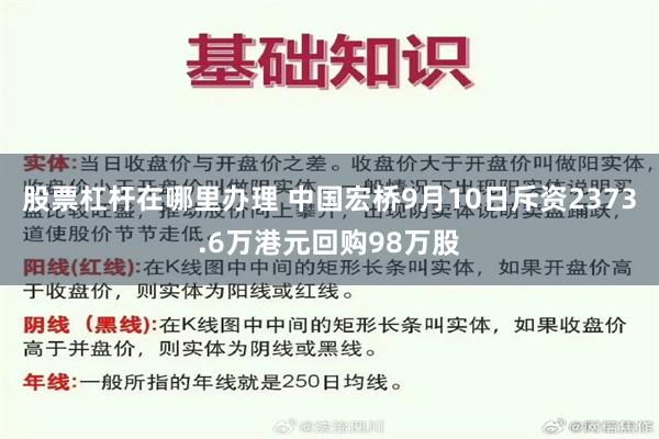 股票杠杆在哪里办理 中国宏桥9月10日斥资2373.6万港元回购98万股